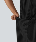 Combinaison chemise manches courtes bureau à effet frais avec ceintures et poches, accès facile Easy Peasy