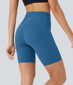 Short cycliste 17,5 cm d'entraînement gainant galbant taille haute avec poches Halara UltraSculpt™