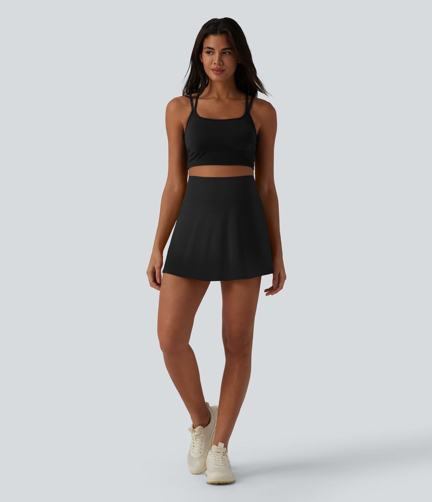 Jupe mini de tennis 2-en-1 SoftlyZero™ Airy taille haute gainant effet frais InstantCool avec poches, protection solaire UPF50+