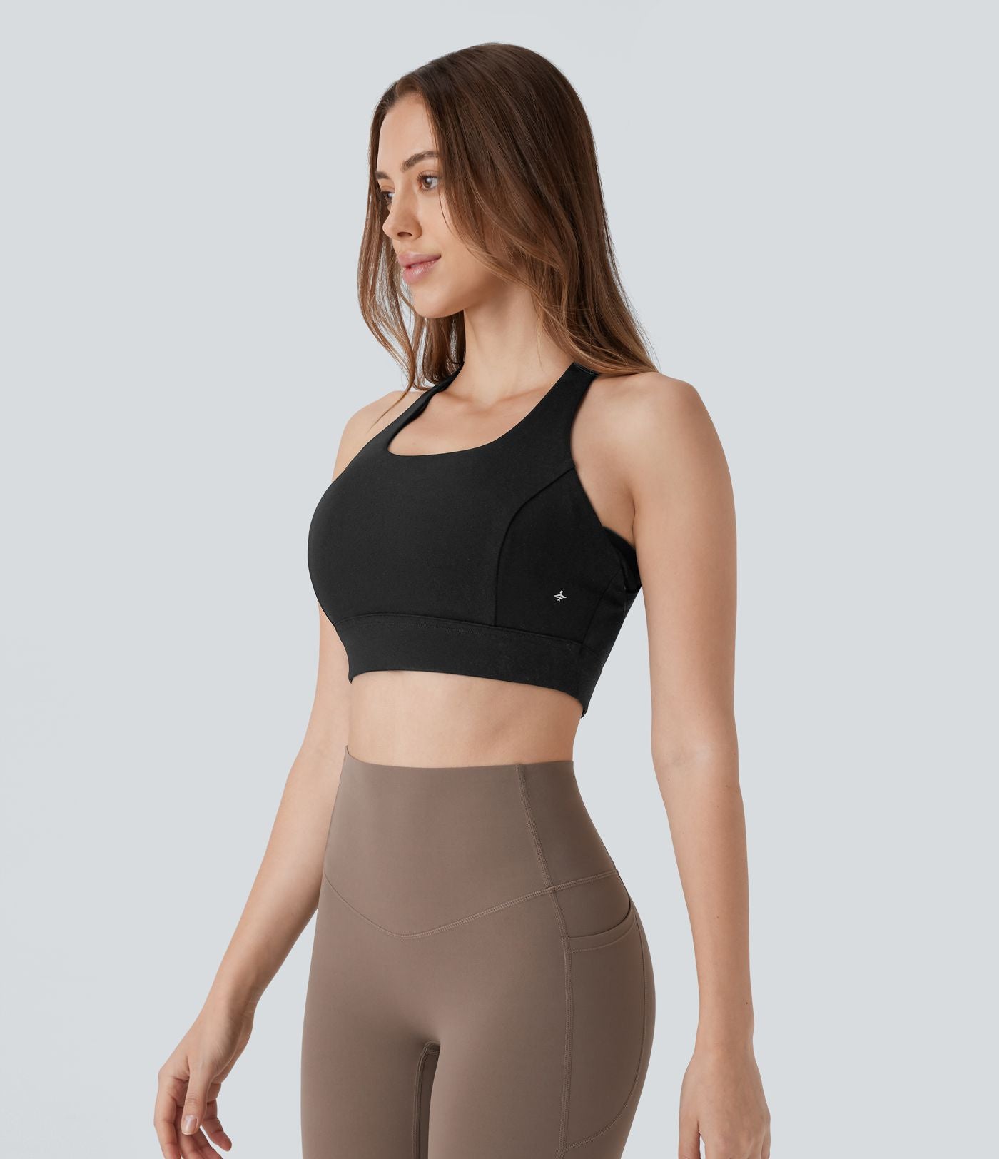 Brassière yoga dos nageur maintien léger E-G