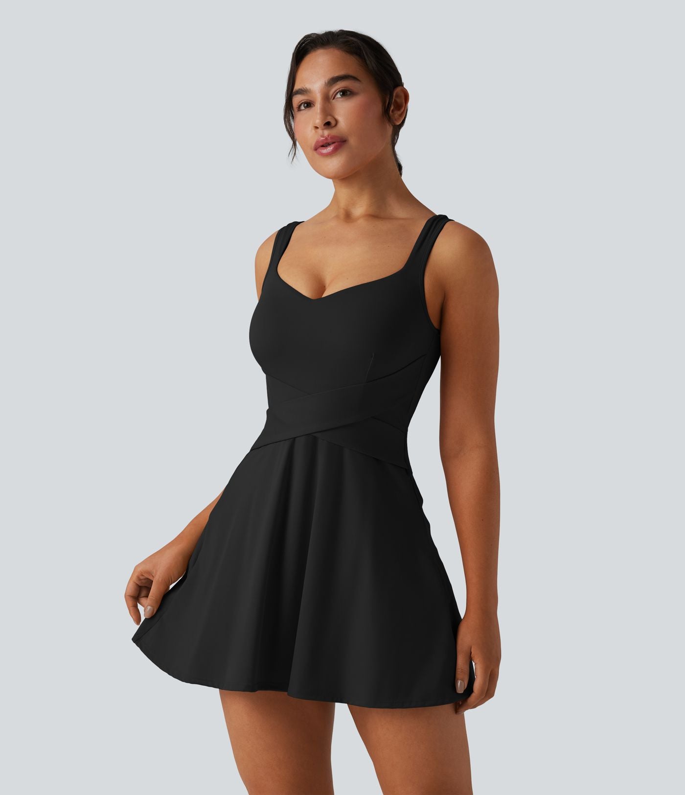 Robe de tennis 2-en-1 SoftlyZero™ Airy mini effet frais InstantCool avec poche, accès facile Easy Peasy, protection solaire UPF50+