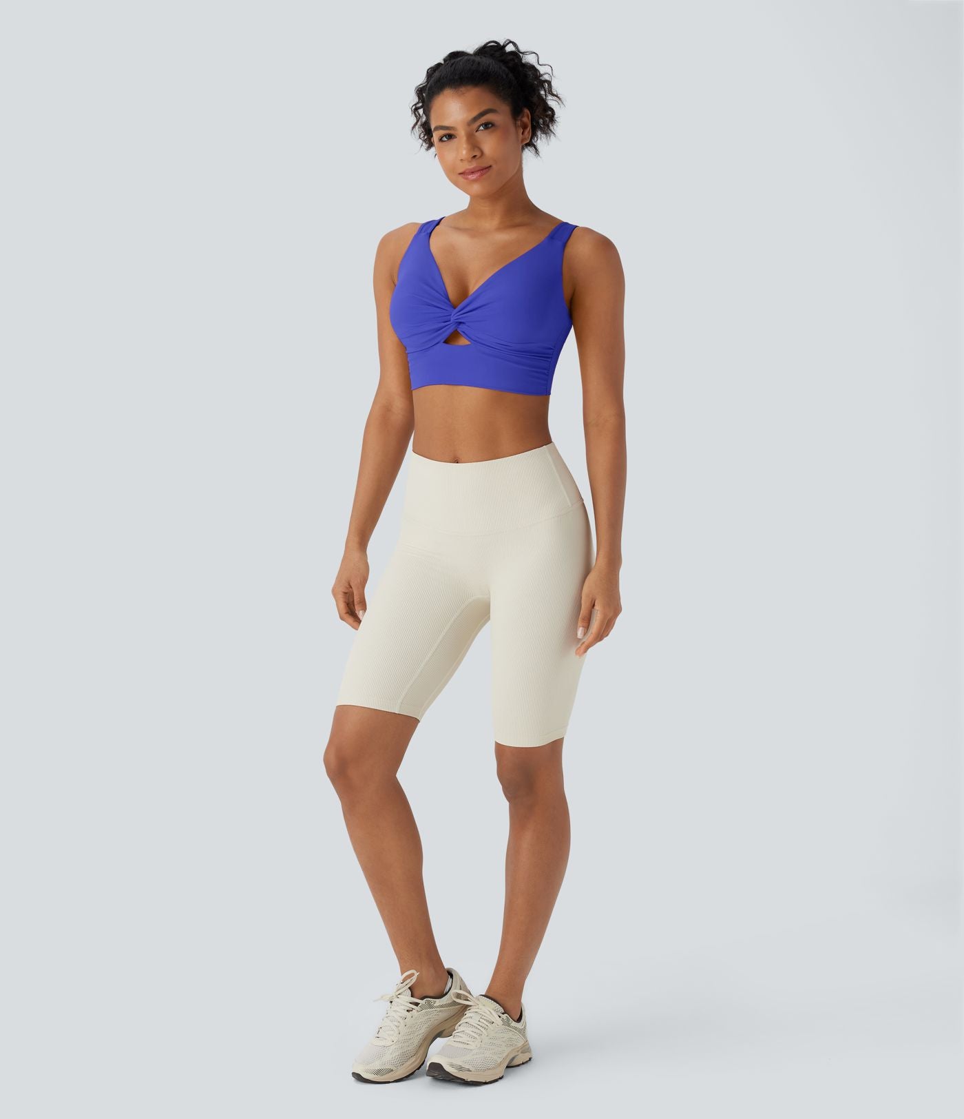 Brassière yoga SoftlyZero™ Airy maintien léger découpes effet frais InstantCool, bonnets E-G