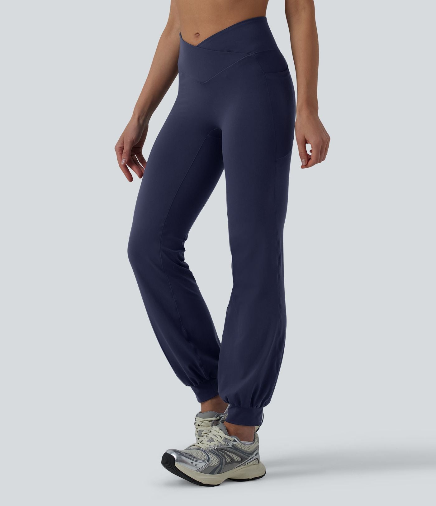Jogging danse SoftlyZero™ croisé taille haute avec poches - UPF50+