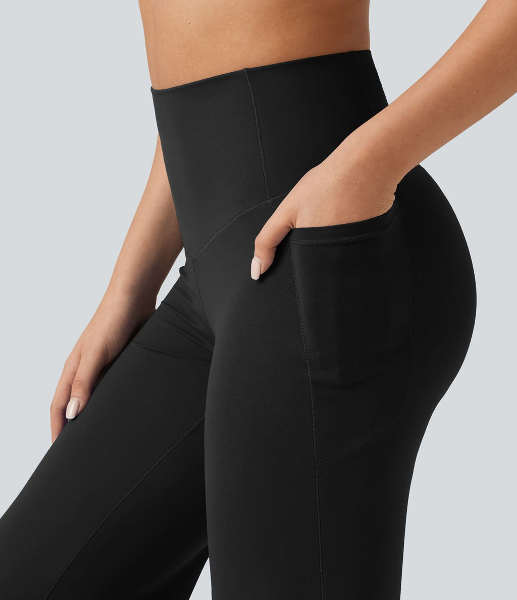 Pantalon de danse SoftlyZero™ taille haute gainant avec poches - Protection solaire UPF50+