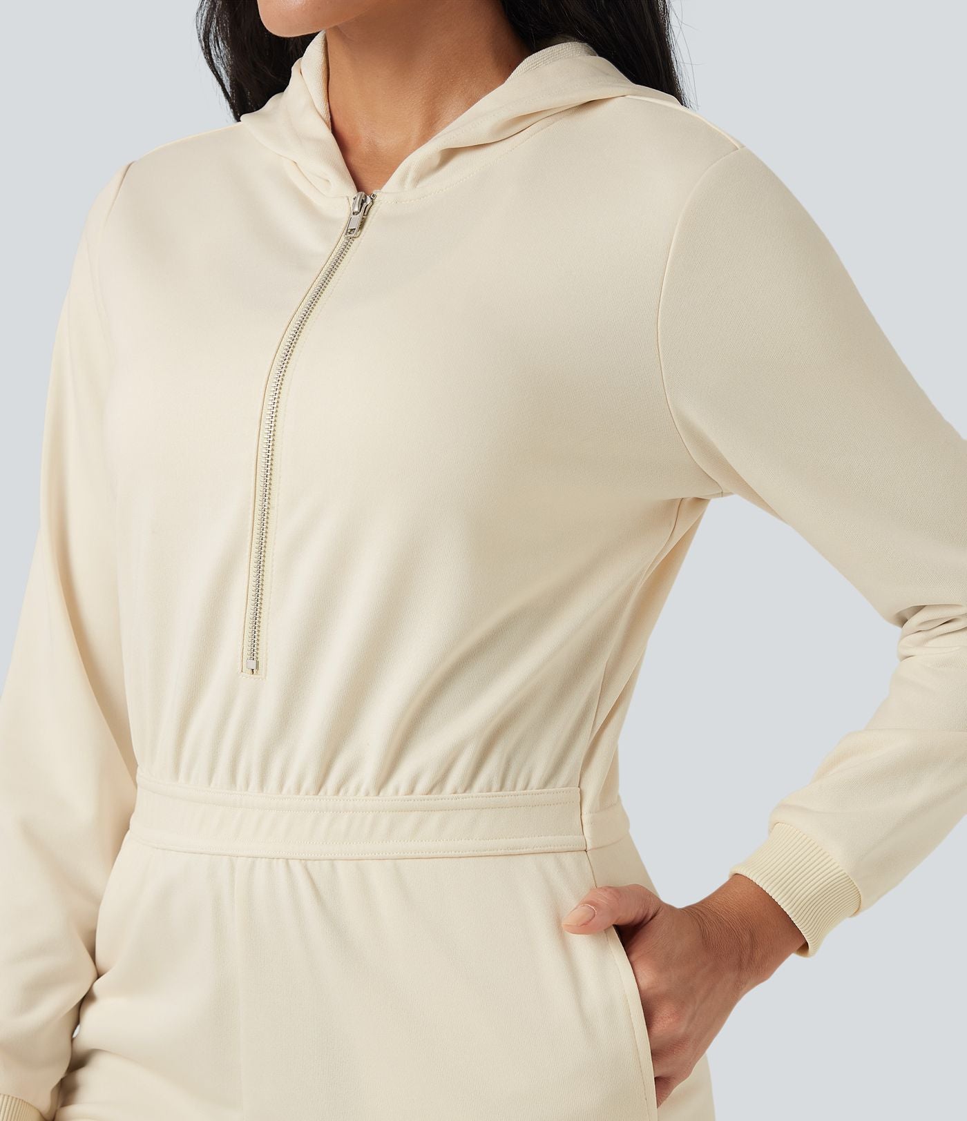 Combinaison jogging à capuche manches longues avec poches - Édition Easy Peasy