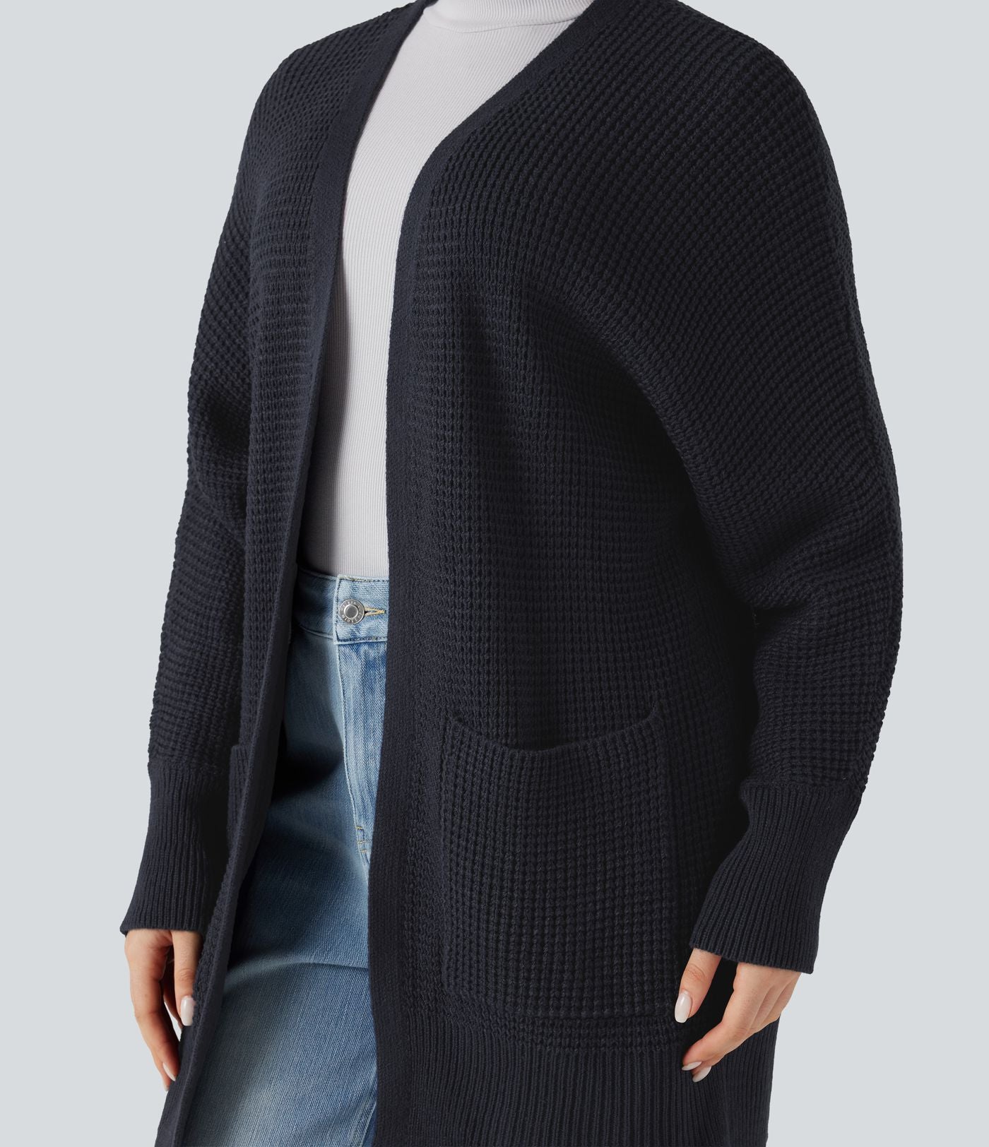 Cardigan manches longues avec poches