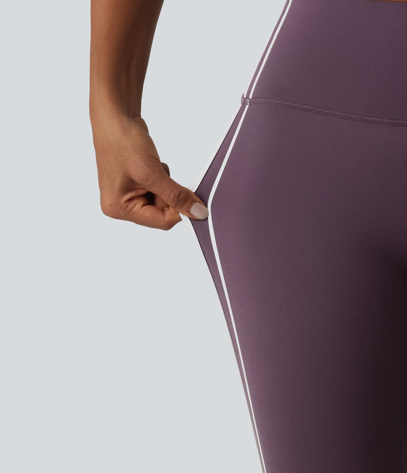 Halara UltraSculpt™ Legging de yoga ventre plat taille haute avec bandes latérales et poche