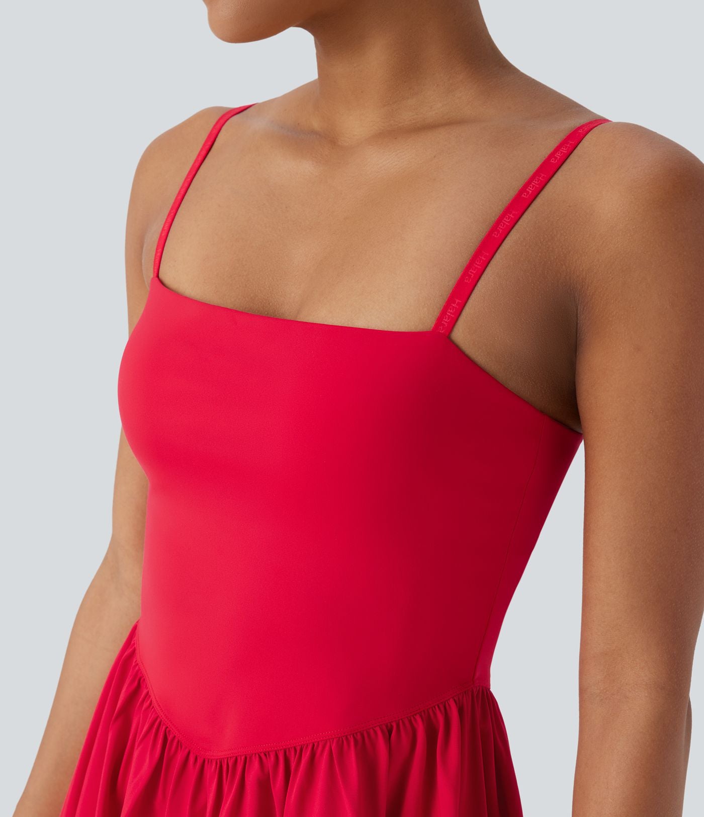 Robe de yoga courte 2-en-1 dos nu à séchage rapide Breezeful™ avec poches latérales - Easy Peasy Edition