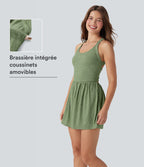 Combi-short 2-en-1 avec coussinets et poches - Édition Easy Peasy