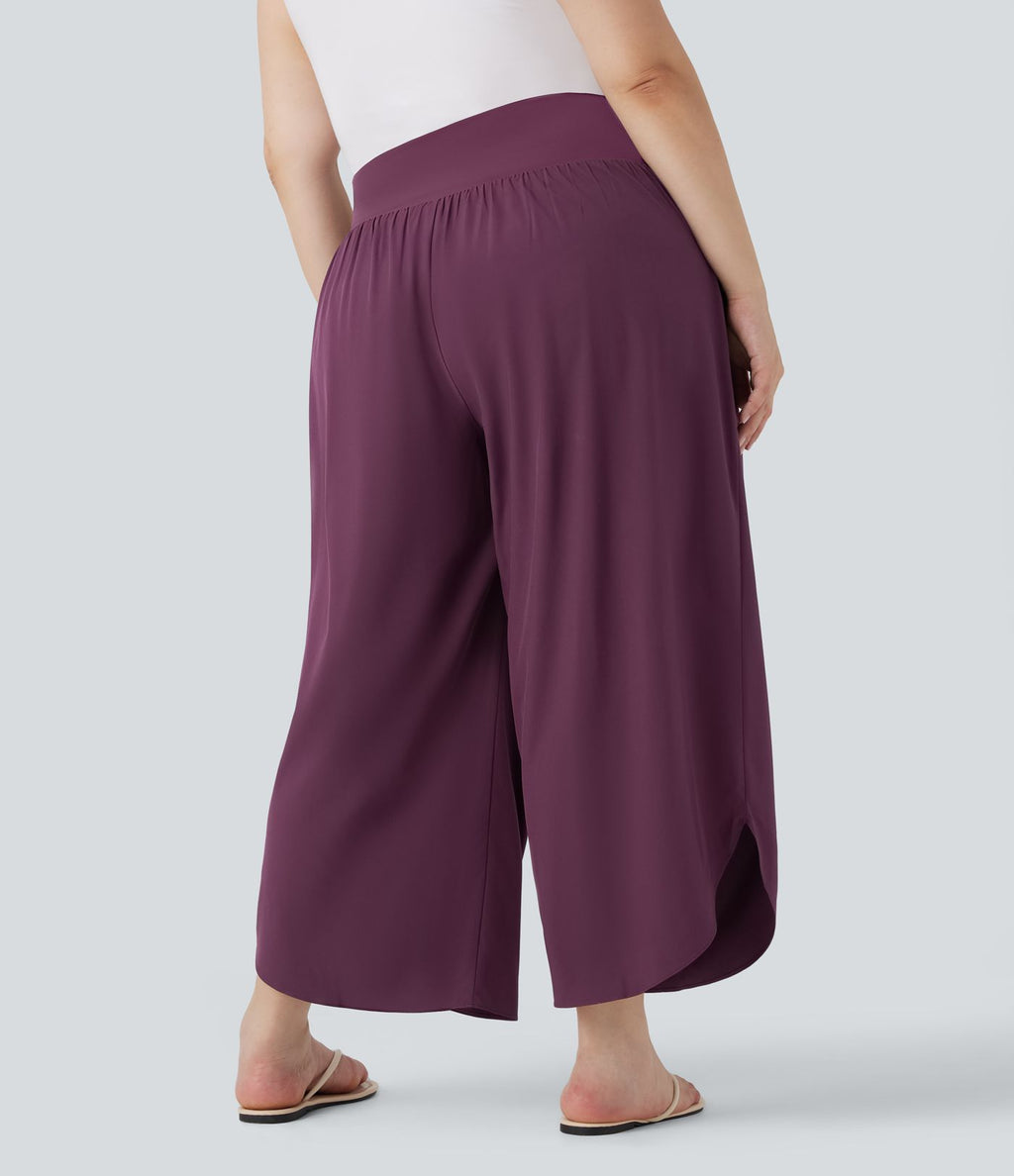 Pantalon tailleur gainant taille haute avec poches Halara Flex™
