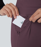 Jogging taille haute Softlyzero™ Plush avec cordon de serrage et poches latérales