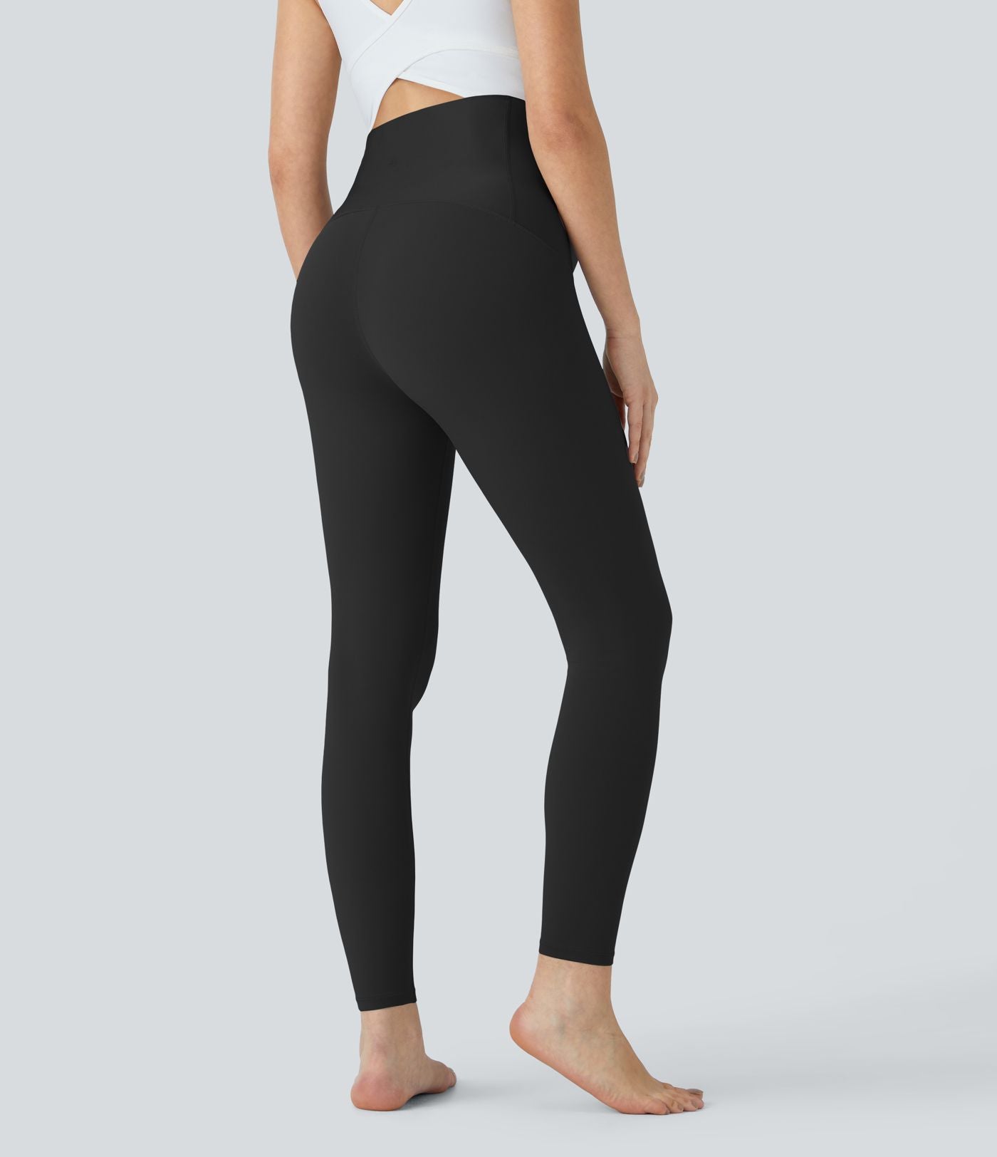 Legging 7/8 de yoga de maternité Softlyzero™ à taille très haute - Protection UPF50+