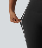 Halara UltraSculpt™ Legging de yoga ventre plat taille haute avec bandes latérales et poche