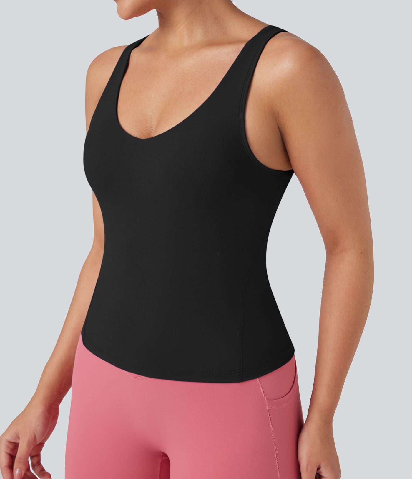 Débardeur de yoga Halara UltraSculpt™ col V profond dos échancré