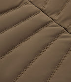 Doudoune longue extensible PuffFlex à capuche avec poches