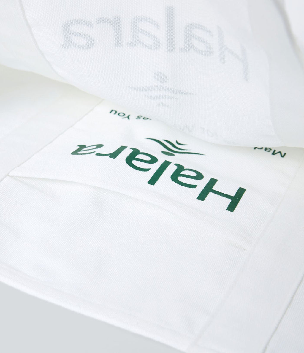 Tote Bag Halara décontracté en toile avec imprimé lettrage