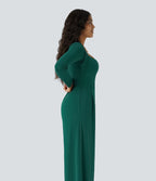 Combinaison de cérémonie à manches longues, coupe large avec poches latérales et zip invisible - Édition Easy Peasy