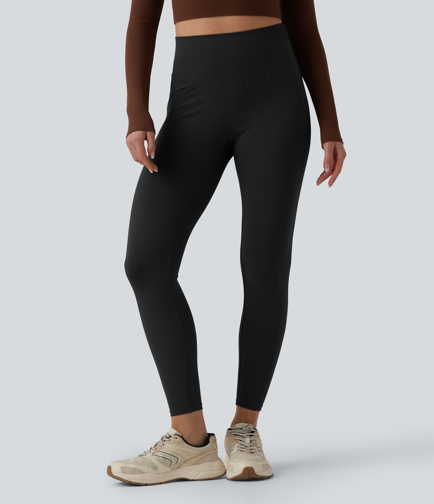 Legging de yoga DayStretch taille haute ventre plat skinny avec poches