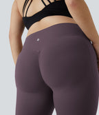 Legging d'entraînement gainant galbant taille haute grande taille avec effet scrunch et poches Halara UltraSculpt™