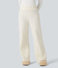 Pantalon détente maille baggy taille mi-haute