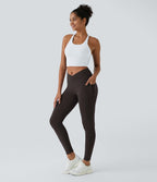 Softlyzero™ Legging Unis Poches Croisées