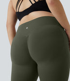 Legging d'entraînement gainant galbant taille haute grande taille avec effet scrunch et poches Halara UltraSculpt™