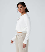 T-shirt col Henley manches longues