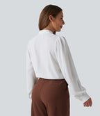 Body manches longues croisé pour le travail