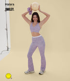 Brassière de sport training Halara X Smiley® Halara UltraSculpt™ maintien moyen col V dos nageur