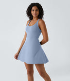 Robe de Danse Sport Mini à Volants Torsadés Dos Nu - Longueur Plus