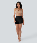 Short type boxer taille haute très extensible et doux pour la détente