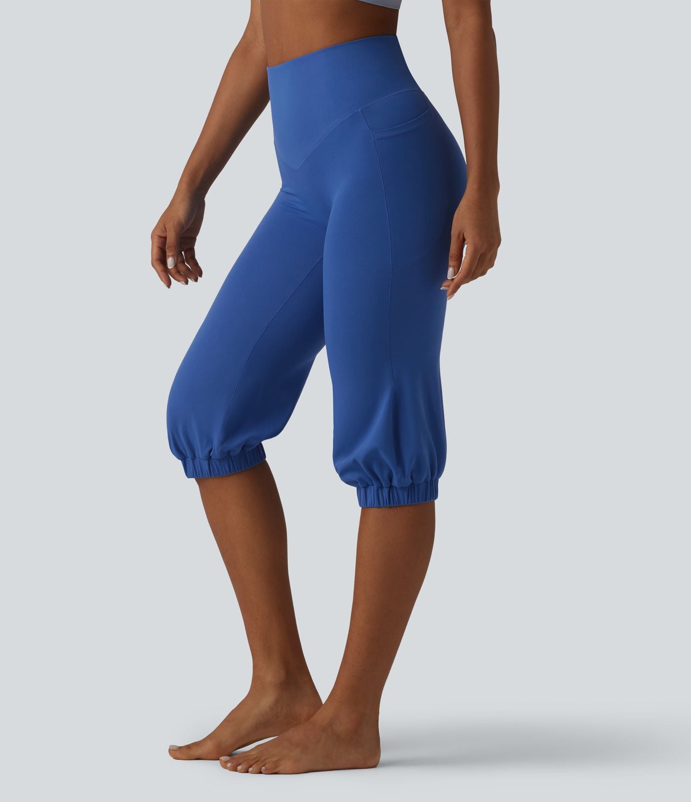 SoftlyZero™ Jogging corsaire ballon taille haute ventre plat pour la danse avec poches
