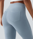 Pantalon casual skinny SpacerTek™ taille haute avec cordon de serrage et poches