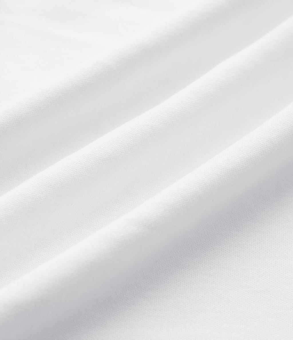 T-shirt décontracté en coton col rond manches longues découpes