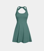 Robe de sport dos nu torsadée A-C