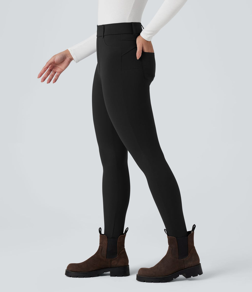 Legging thermique SoftlyZero™ Plush 7/8 taille haute avec poches