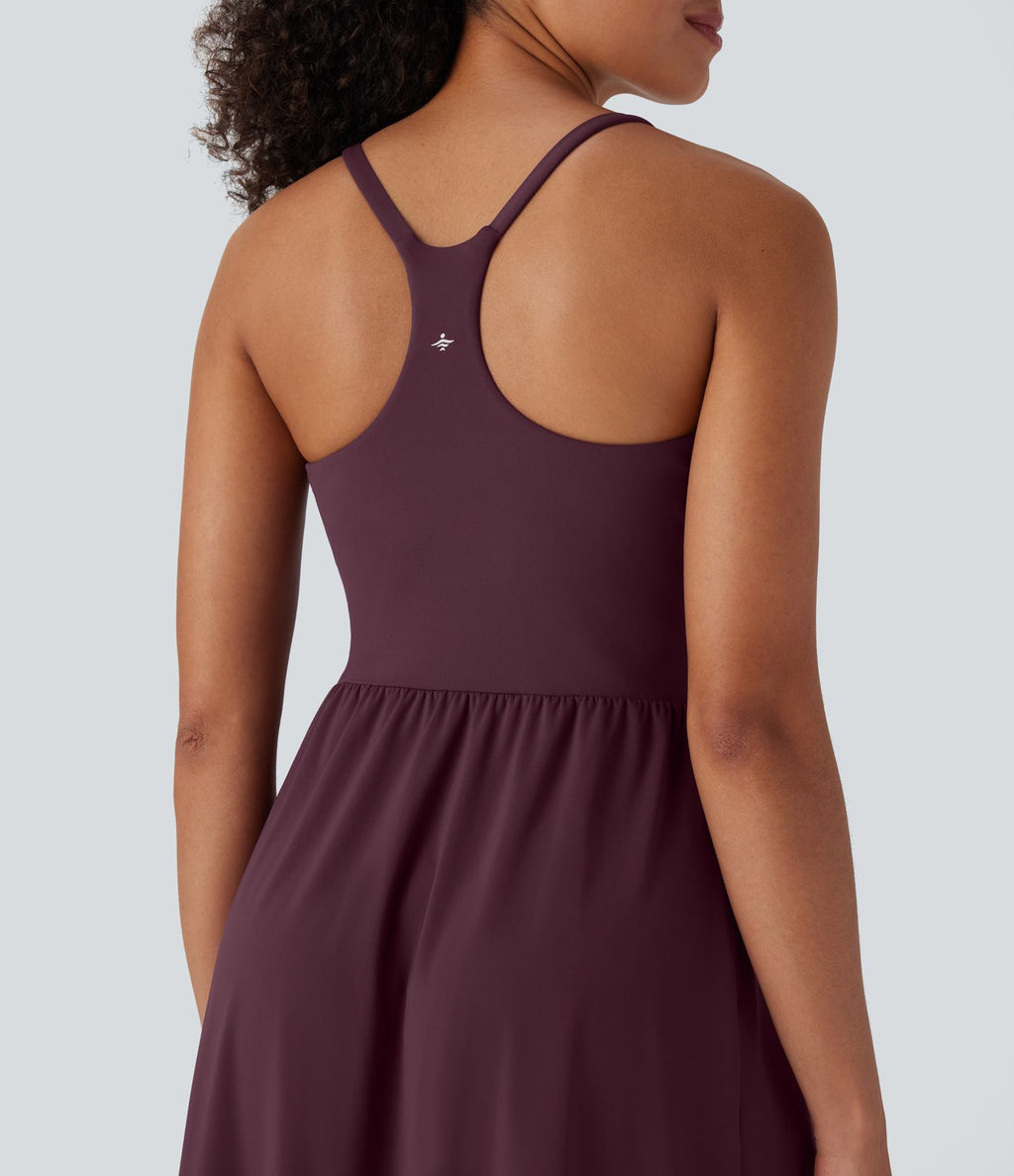 Robe caraco décontractée SoftlyZero™ Airy dos nageur effet frais InstantCool avec poches, bonnets E-G