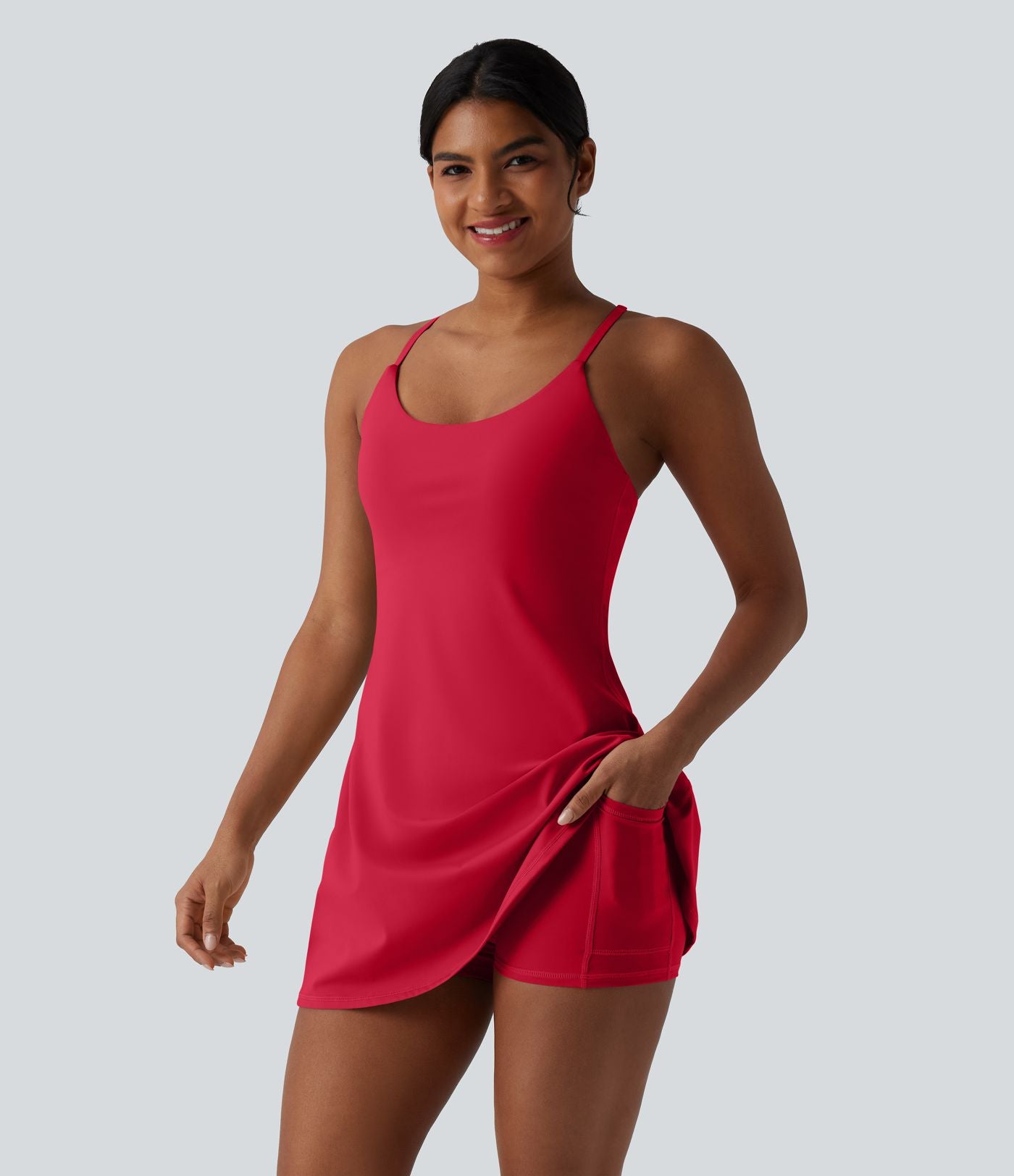 Robe sport SoftlyZero™ Plush ventre plat avec poches – Édition Easy Peasy