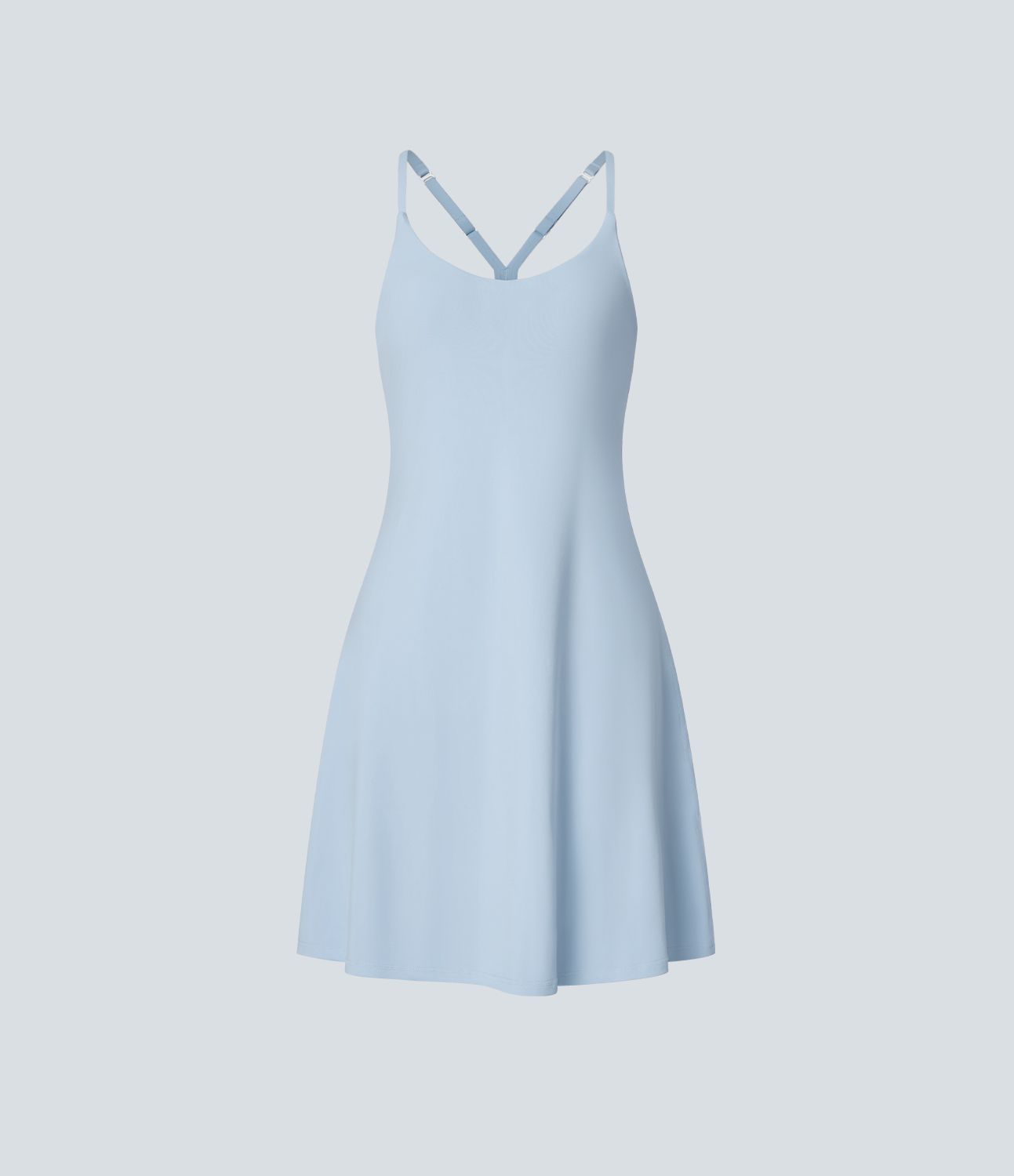 Softlyzero™ Airy Robe Sport de Yoga Plus Longue Dos Nu Découp Bretelles Réglables et Poches