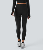 Legging de sport taille haute gainant et thermique Softlyzero™ avec poches