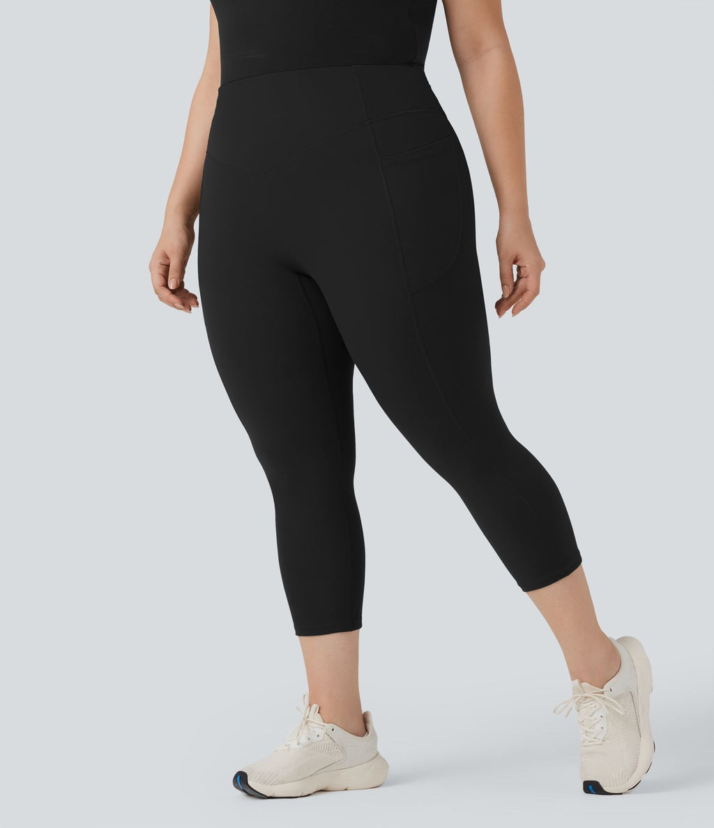 Legging d'entraînement gainant taille haute avec poches Halara UltraSculpt™