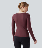 Veste de travail à décolleté en V, manches longues et zip avec poches SoftlyZero™