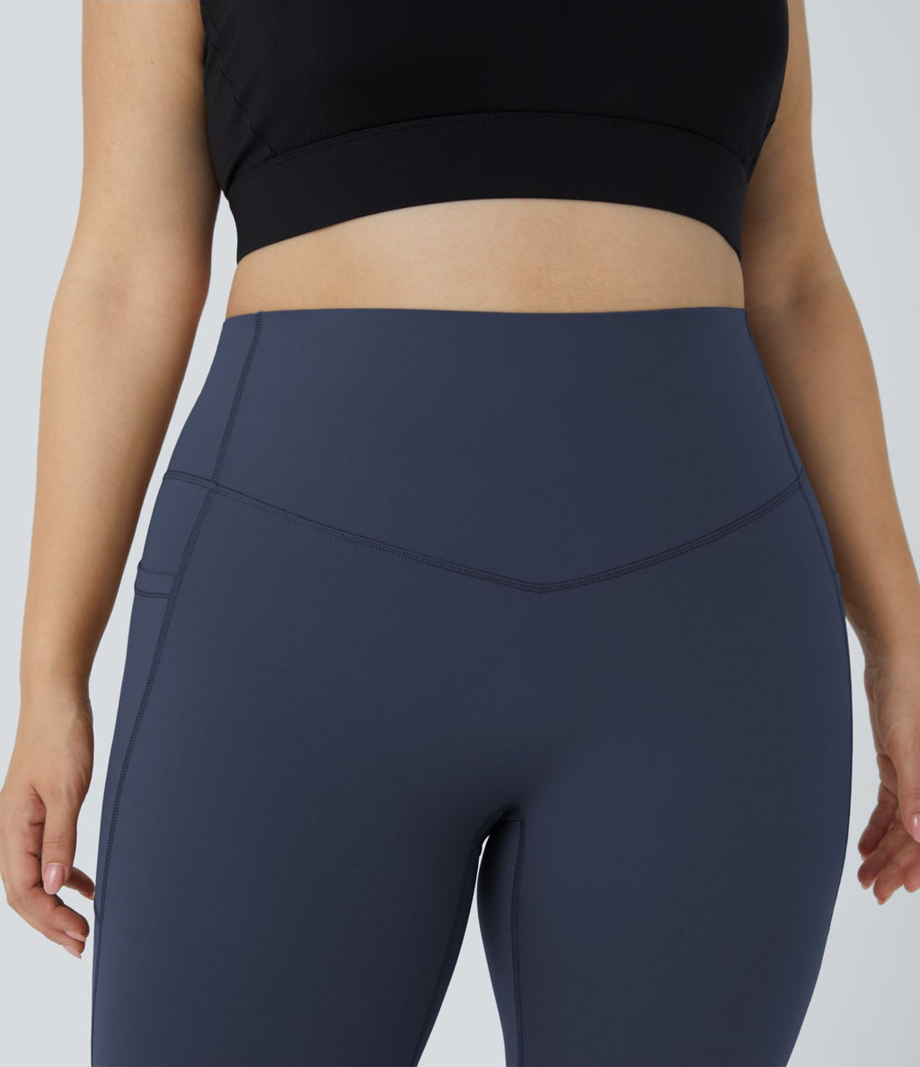 Legging d'entraînement gainant taille haute grande taille avec poches Halara UltraSculpt™