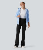 Patitoff™ 2.0 Pantalon casual évasé taille haute gainant anti-poils d'animaux avec poches