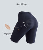 Pantalon cargo DayStretch taille haute galbant effet liftant fessiers avec poches