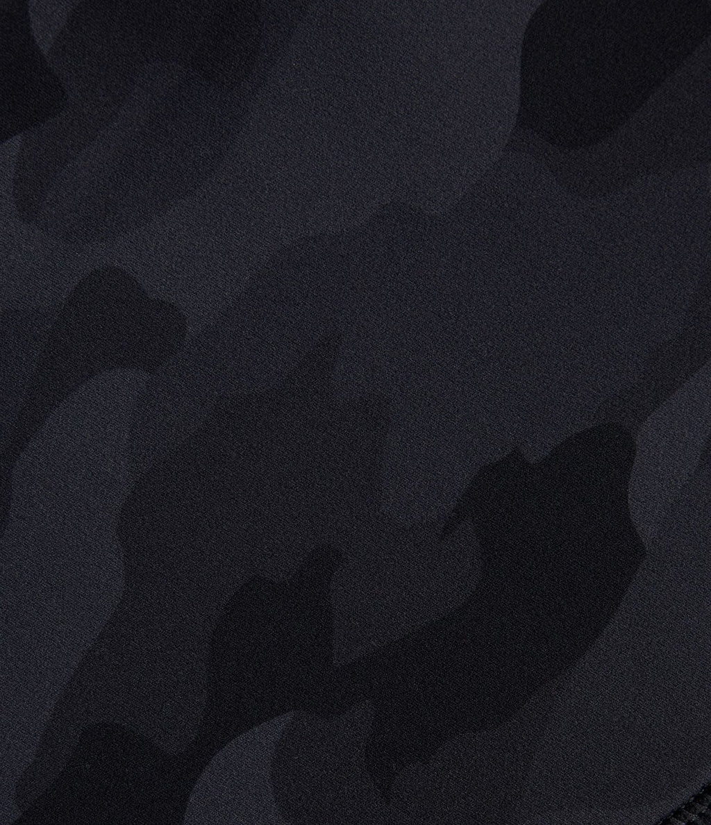 Short cycliste d'entraînement gainant taille haute UltraSculpt™ à imprimé camouflage 17,5 cm avec poches