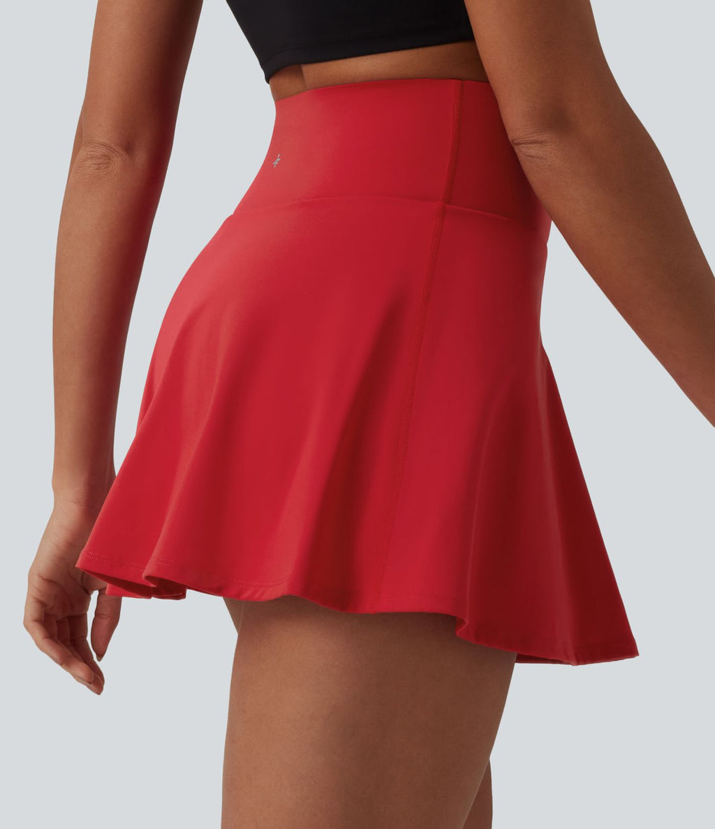 Jupe mini de tennis 2-en-1 SoftlyZero™ Airy taille haute gainant effet frais InstantCool avec poches, protection solaire UPF50+