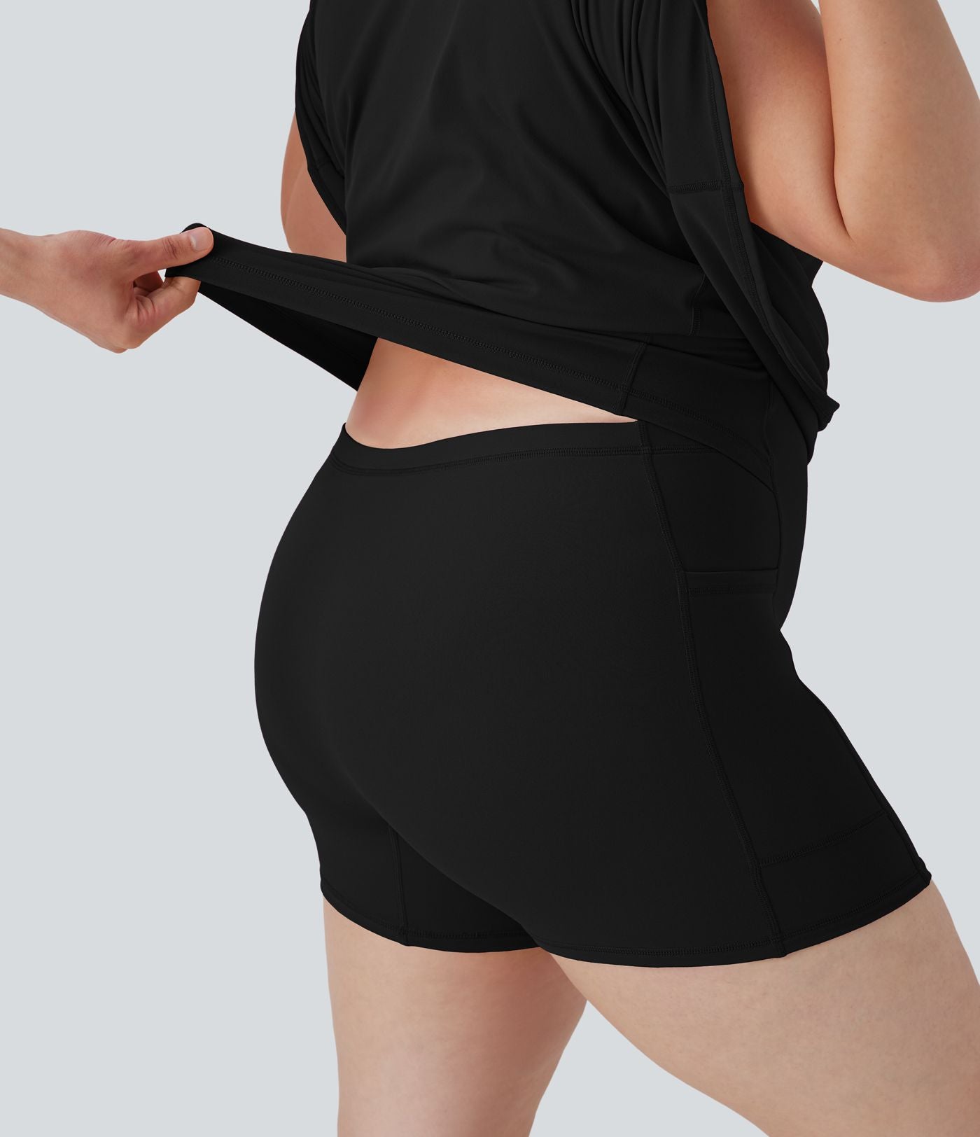 Robe de sport grande taille dos nu Softlyzero™ Plush - longueur rallongée - Easy Peasy Edition