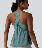 Débardeur de sport dos nageur col U soutien-gorge intégré