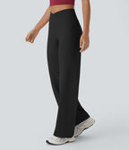 Pantalon yoga large croisé taille haute DayStretch avec poches